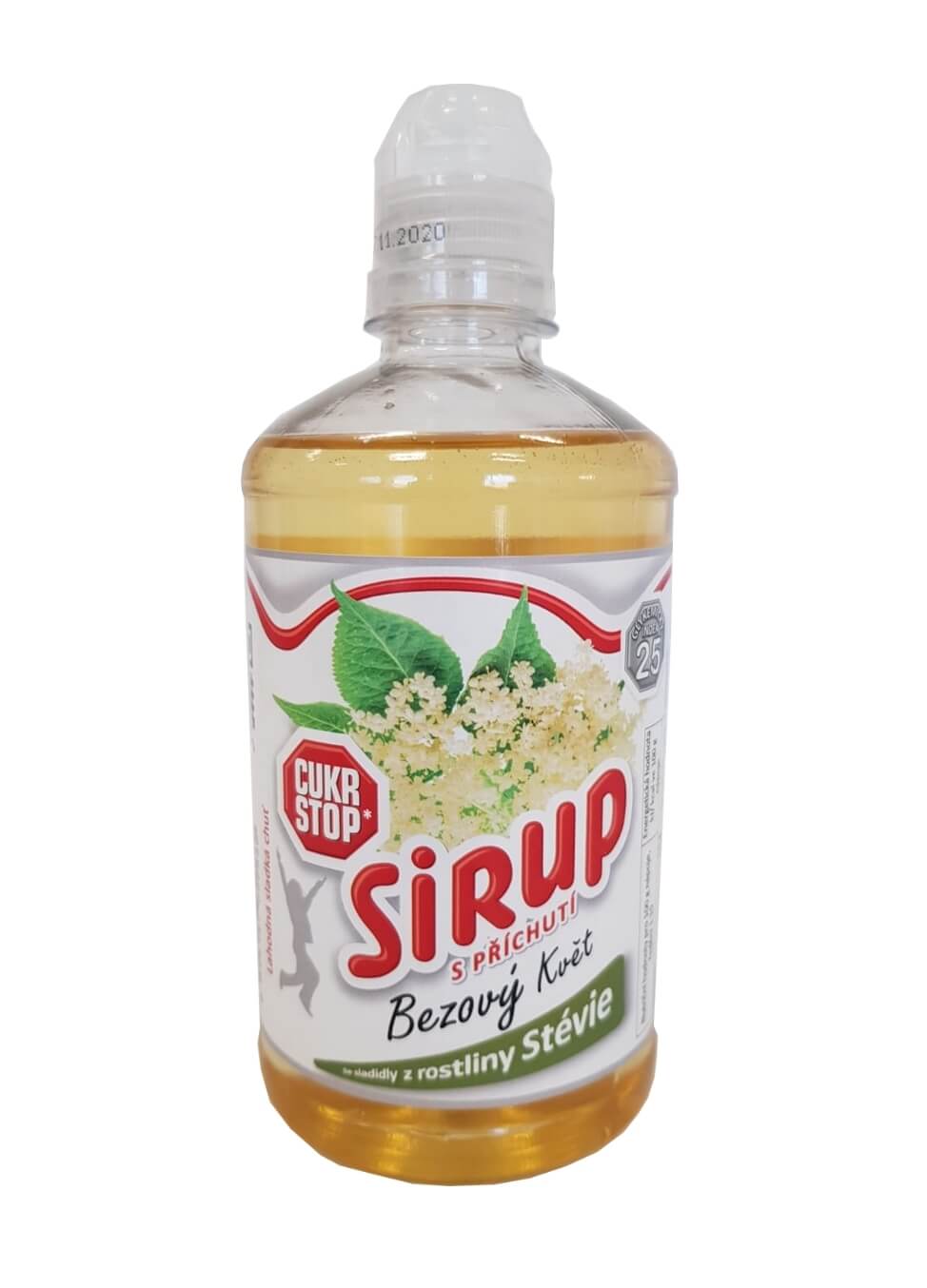 Zobrazit detail výrobku CukrStop Sirup se sladidly z rostliny stévie - bezový květ 650 g + 2 měsíce na vrácení zboží