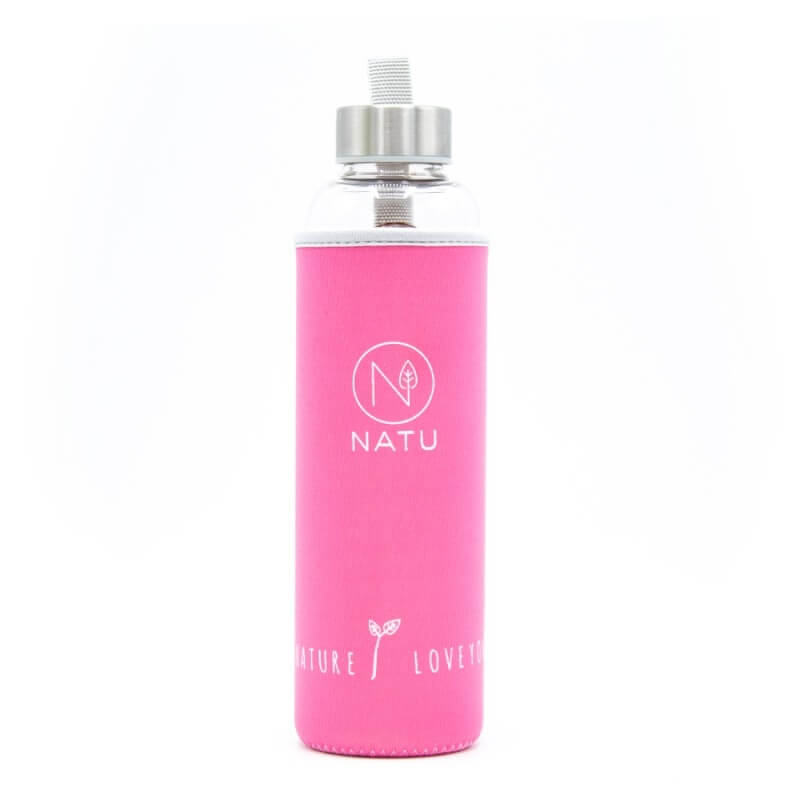 Zobrazit detail výrobku Natu Skleněná lahev v růžovém termo obalu Natu 550 ml + 2 měsíce na vrácení zboží