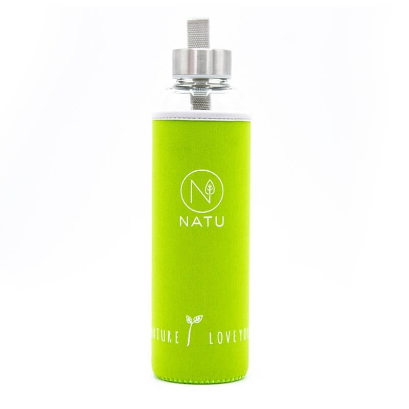 Zobrazit detail výrobku Natu Skleněná lahev v zeleném termo obalu Natu 550 ml + 2 měsíce na vrácení zboží