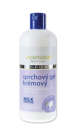 Zobrazit detail výrobku Vivapharm Sprchový gel s kozím mlékem 400 ml + 2 měsíce na vrácení zboží