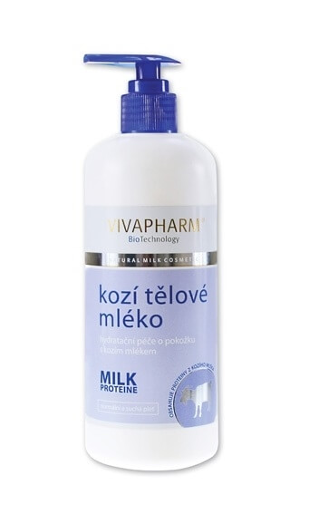 Zobrazit detail výrobku Vivapharm Tělové mléko s kozím mlékem 400 ml + 2 měsíce na vrácení zboží