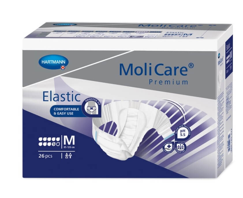 Zobrazit detail výrobku MoliCare MoliCare® Premium Elastic 9 kapek vel. M savost 3521 ml 26 ks Zobrazit detail výrobku MoliCare MoliCare® Premium Elastic 9 kapek vel. M savost 3521 ml 26 ks