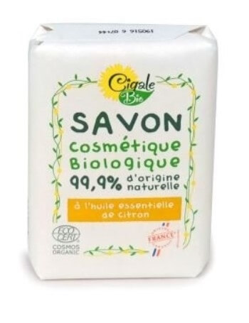 Cigale BIO Mýdlo s citronovým esenciálním olejem 100 g