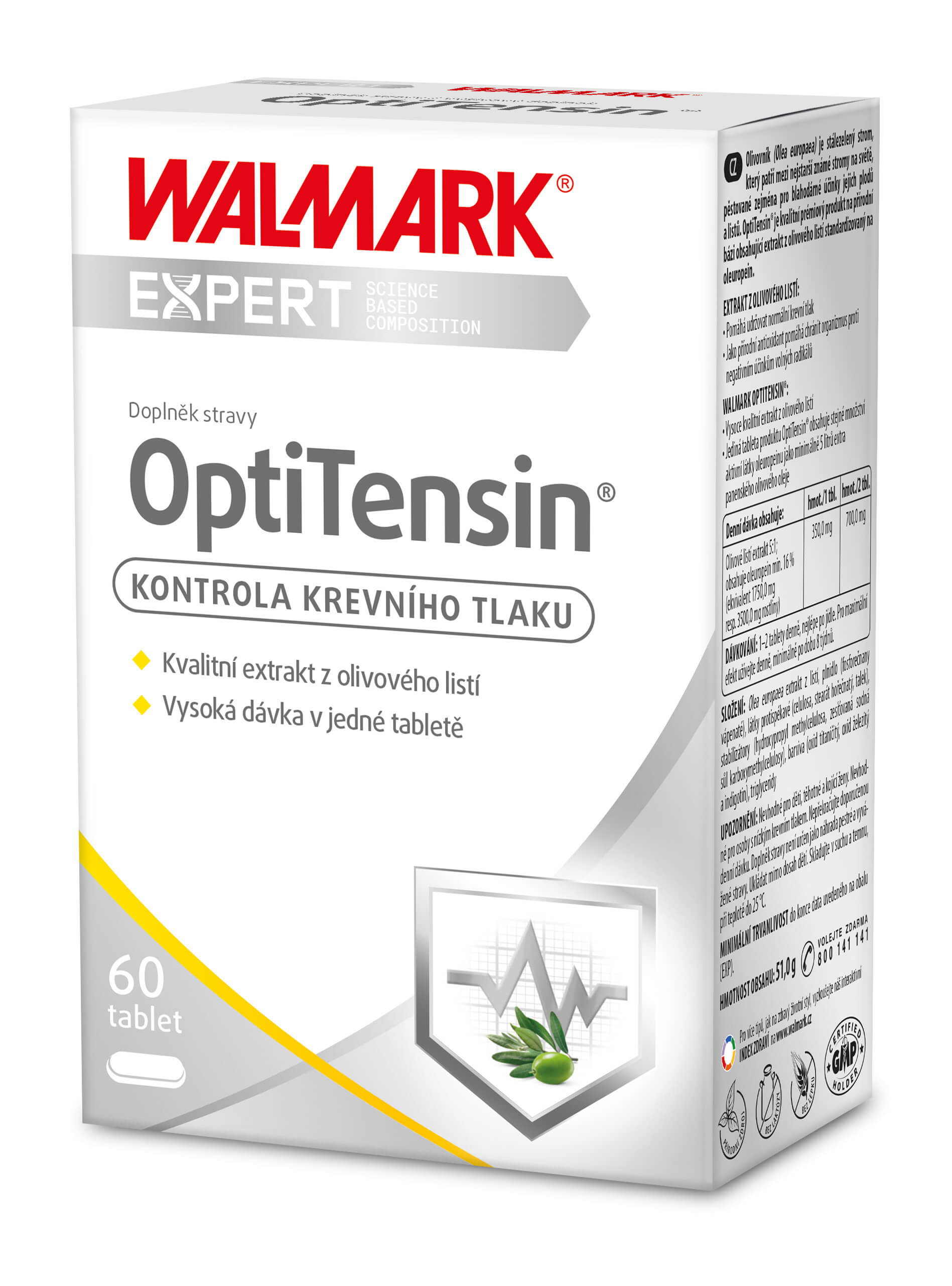 Zobrazit detail výrobku Walmark OptiTensin Expert 60 tbl. - SLEVA - poškozená krabička + 2 měsíce na vrácení zboží