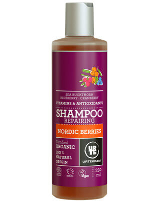 Zobrazit detail výrobku Urtekram Šampon Nordic Berries na poškozené vlasy BIO 250 ml + 2 měsíce na vrácení zboží