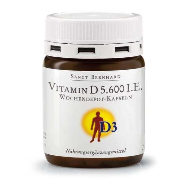 Sanct Bernhard Sanct Bernhard Vitamin D 5.600 IU postupné uvolňování 26 kapslí