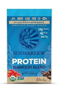 Zobrazit detail výrobku Sunwarrior Protein Blend BIO mocha 25 g + 2 měsíce na vrácení zboží