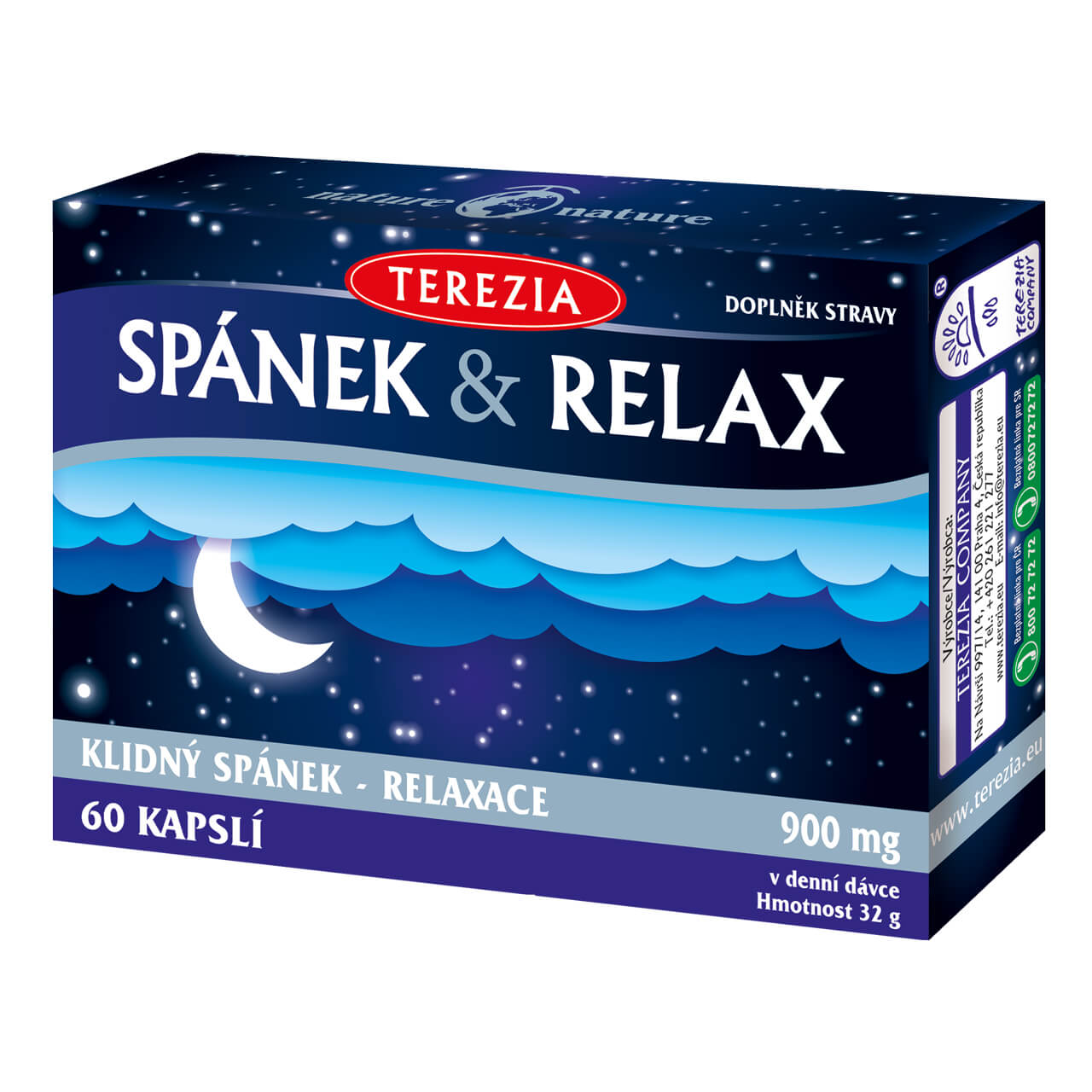 Zobrazit detail výrobku Terezia Company TEREZIA Spánek & Relax 60 tobolek + 2 měsíce na vrácení zboží