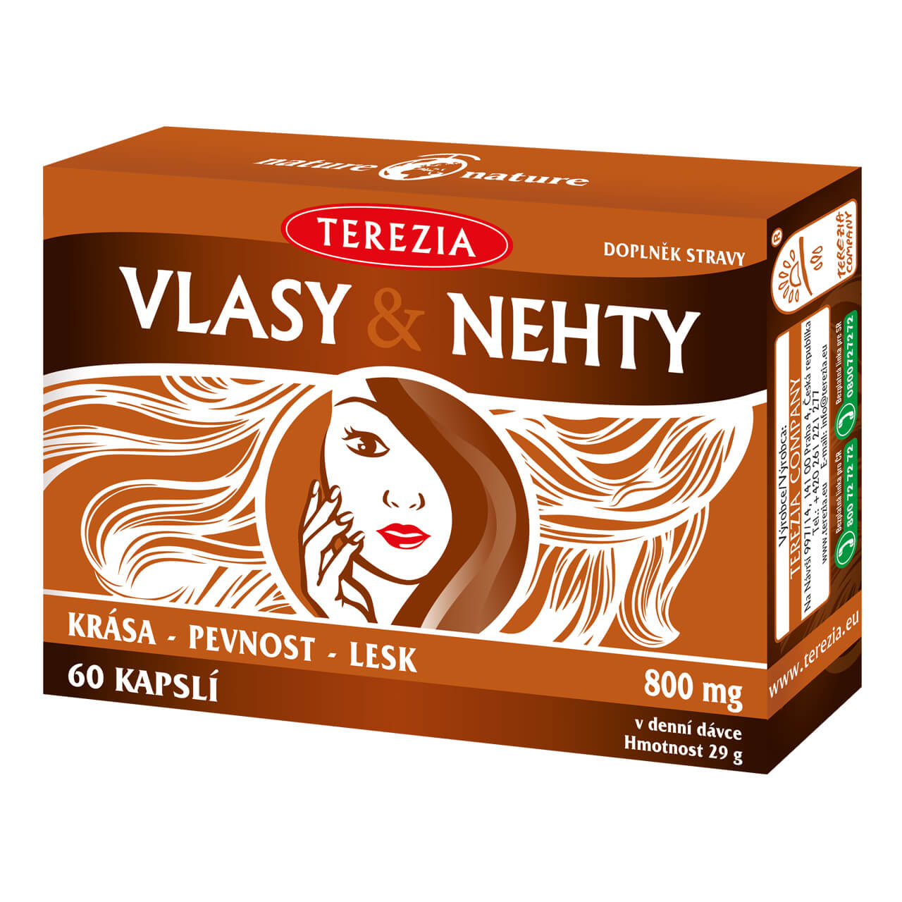Zobrazit detail výrobku Terezia Company TEREZIA Vlasy & Nehty 60 tobolek