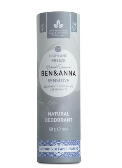 BEN & ANNA Tuhý deodorant Sensitive - Horský vánek BIO 60 g
