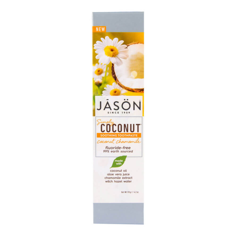 Zobrazit detail výrobku JASON Zubní pasta simply coconut zklidňující s heřmánkem 119 g