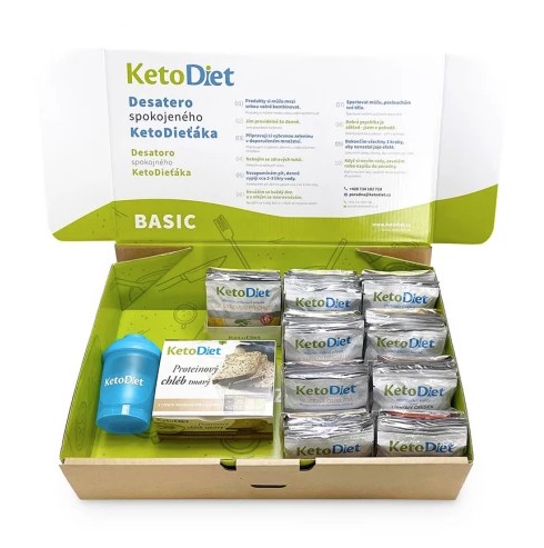 Zobrazit detail výrobku KetoDiet 2 týdenní balíček BASIC 1. krok (70 porcí) + 2 měsíce na vrácení zboží