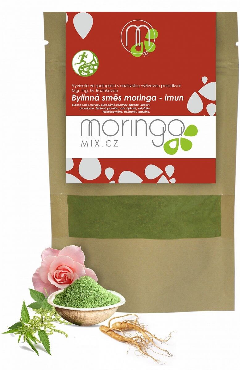 Zobrazit detail výrobku Moringa MIX Bylinná směs Moringa - Imun 30 g + 2 měsíce na vrácení zboží