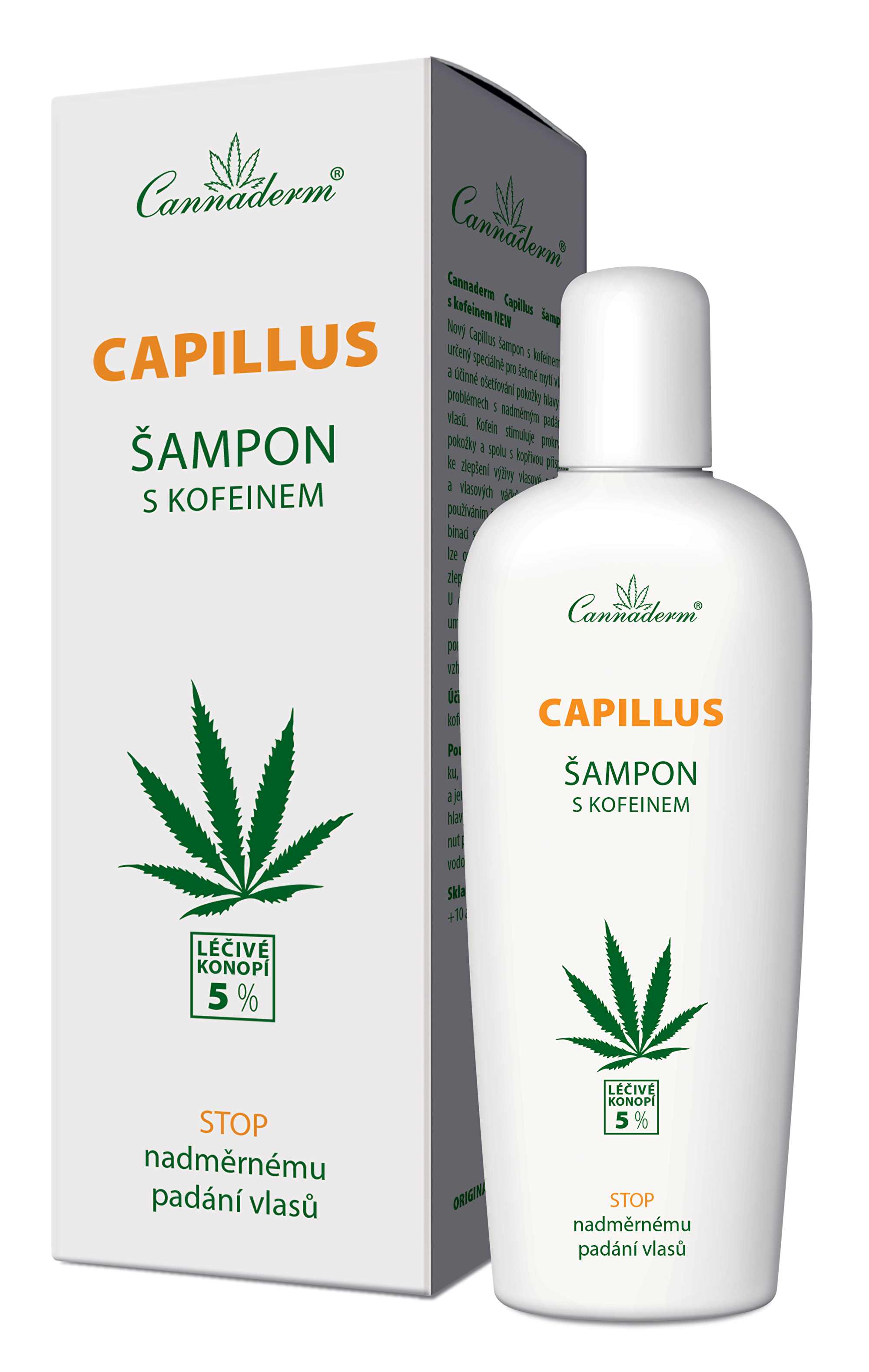 Zobrazit detail výrobku Cannaderm Cannaderm Capillus šampon s kofeinem 150 ml