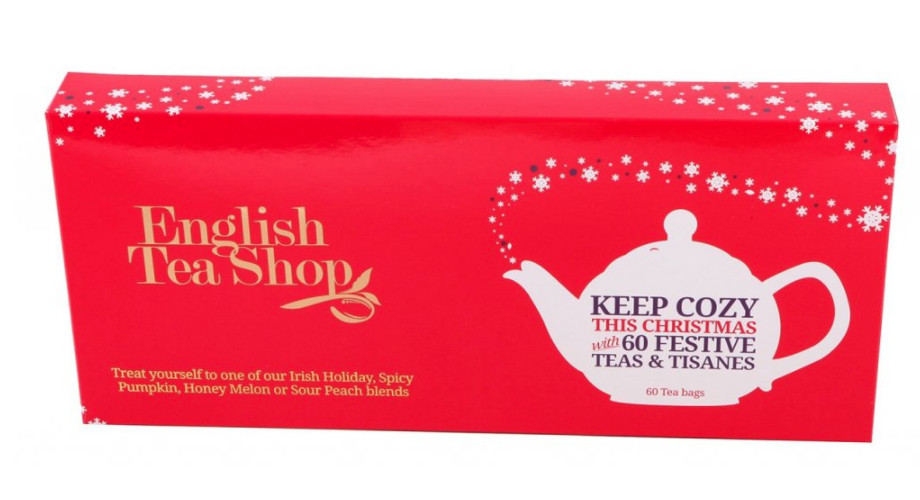 Zobrazit detail výrobku English Tea Shop Dárková kolekce Vánoční červená v papírové kazetě BIO 60 sáčků + 2 měsíce na vrácení zboží