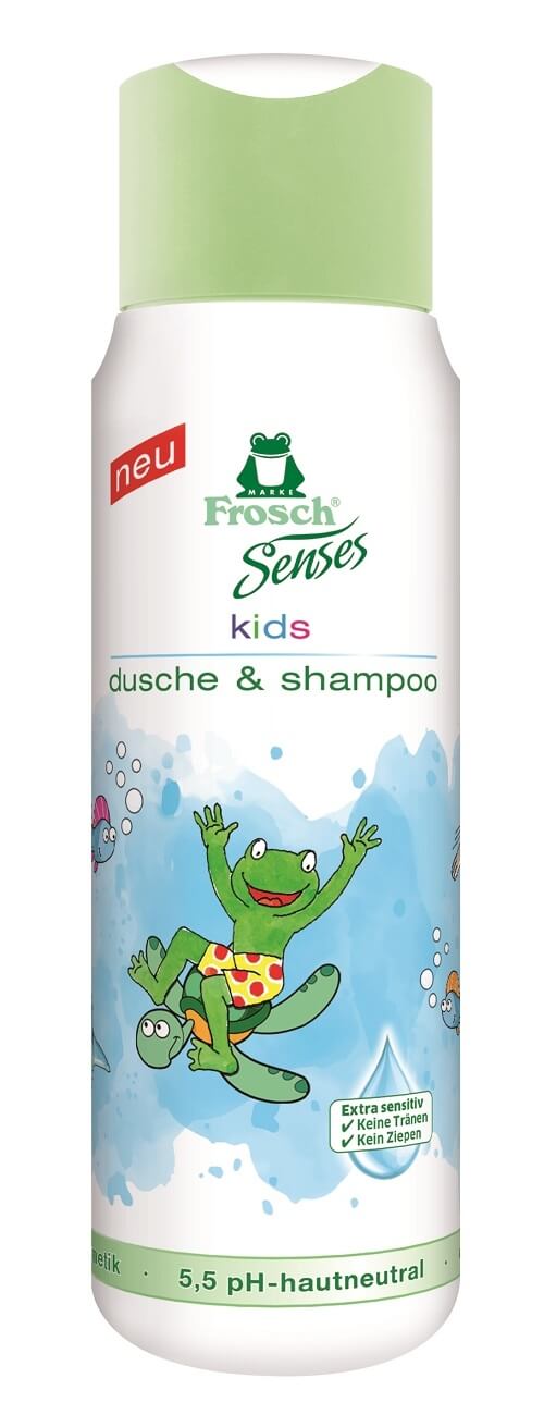 Zobrazit detail výrobku Frosch Frosch EKO Senses Sprchový gel a šampon pro děti 300 ml + 2 měsíce na vrácení zboží