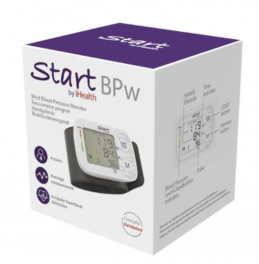 Zobrazit detail výrobku iHealth iHealth START BPW - zápěstní měřič krevního tlaku + 2 měsíce na vrácení zboží