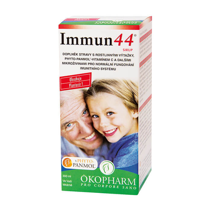 Zobrazit detail výrobku Vegall Pharma Immun44 sirup 300 ml + 2 měsíce na vrácení zboží