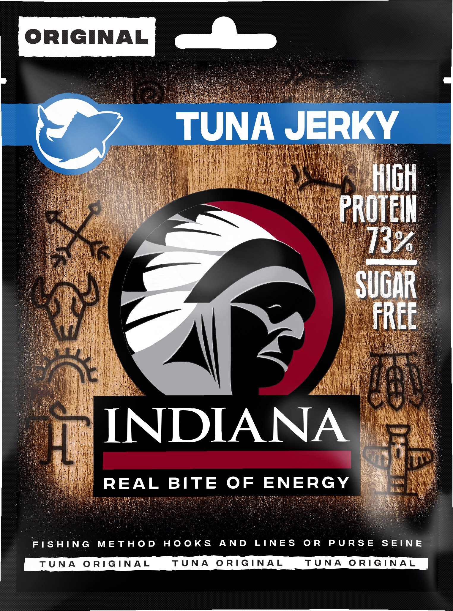 Zobrazit detail výrobku Indiana Indiana Jerky tuna (tuňák) Original 15 g