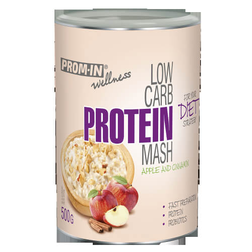 Zobrazit detail výrobku Prom-in Low carb protein mash 500 g Jablko/skořice + 2 měsíce na vrácení zboží