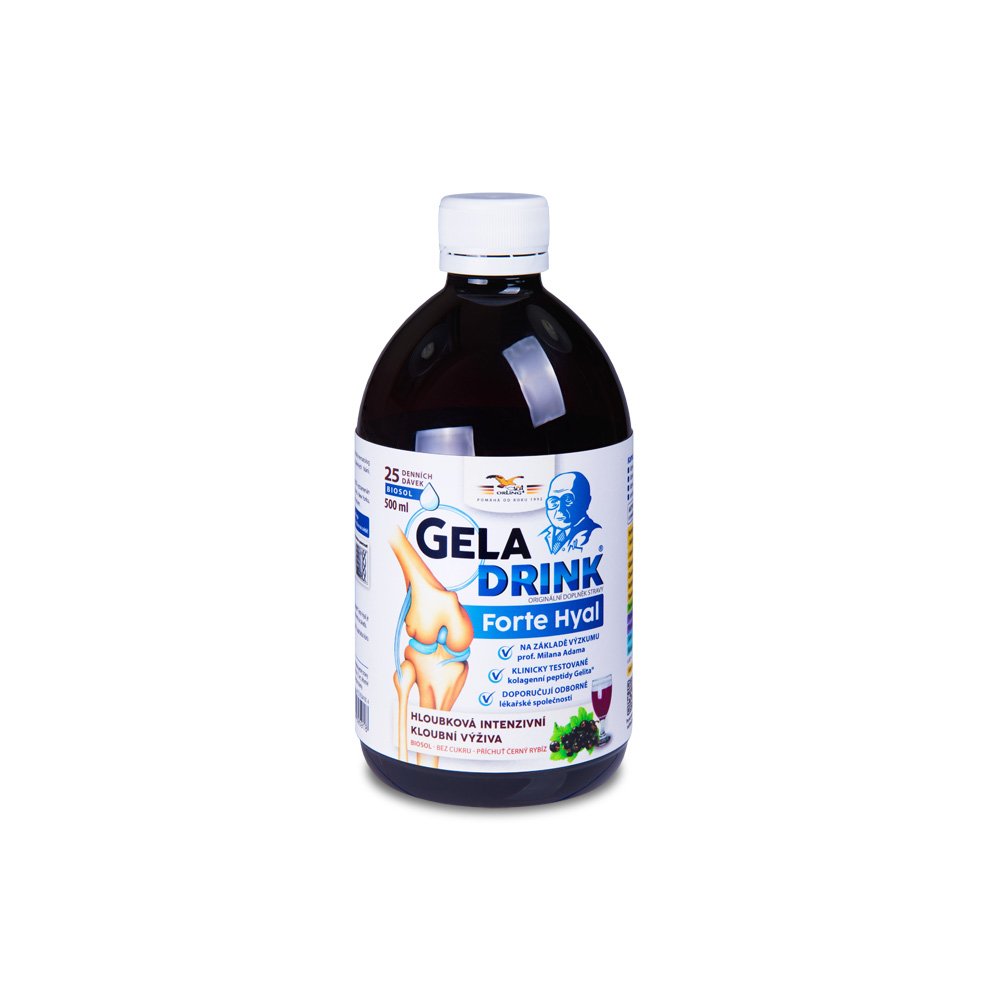 Geladrink Geladrink Forte Hyal biosol 500 ml černý rybíz