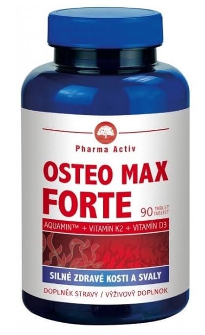 Zobrazit detail výrobku Pharma Activ Osteo max forte 1200 mg 90 tablet + 2 měsíce na vrácení zboží