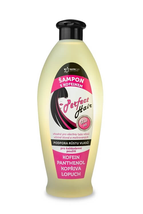 Zobrazit detail výrobku Nutricius Perfect HAIR kofeinový šampon 550 ml + 2 měsíce na vrácení zboží