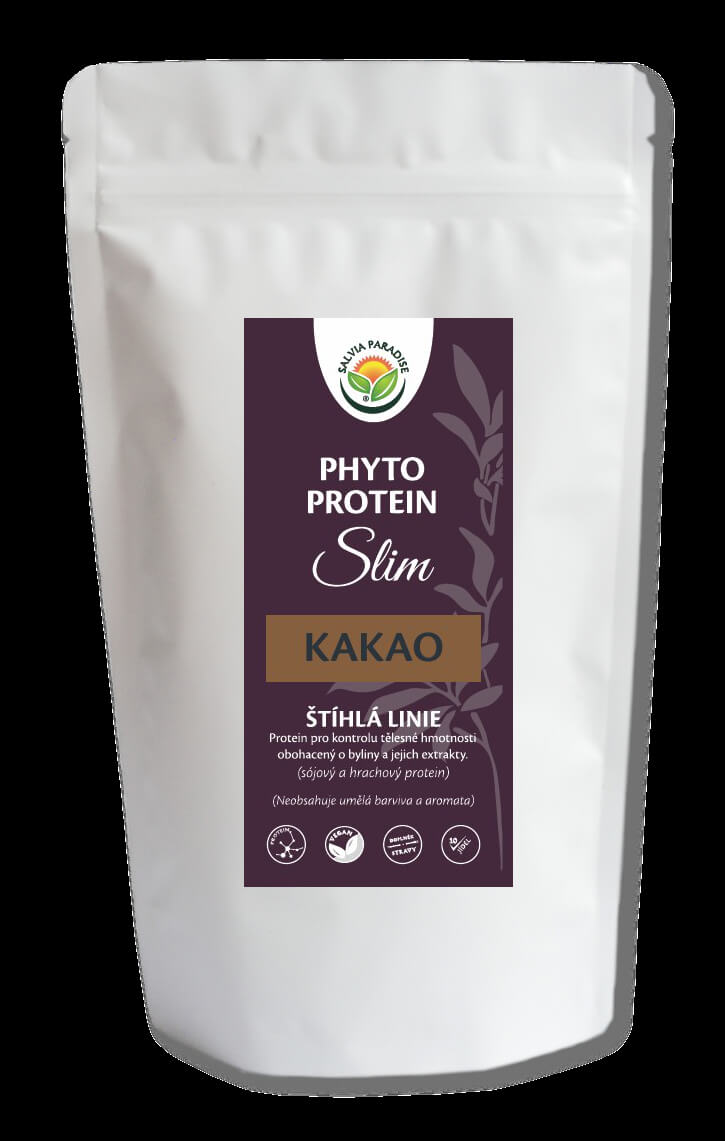 Zobrazit detail výrobku Salvia Paradise Phyto Protein Slim 300 g Kakao + 2 měsíce na vrácení zboží