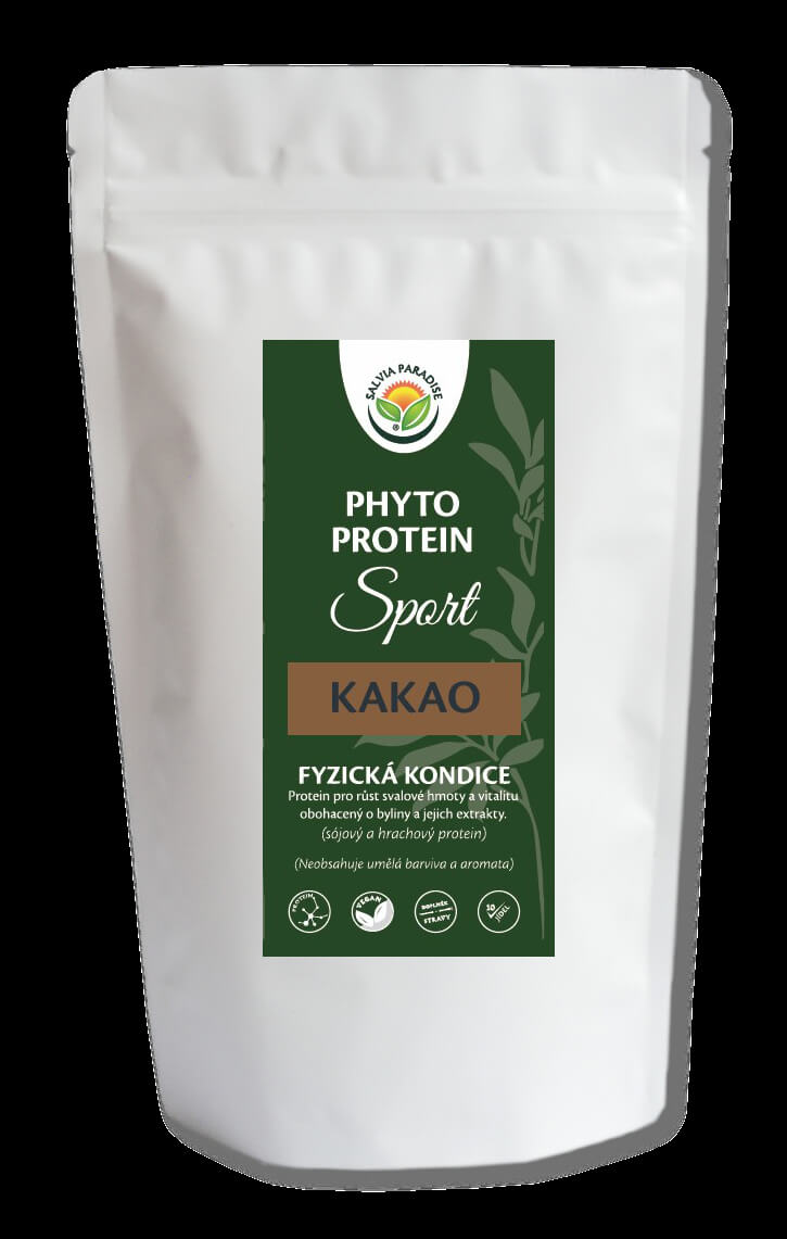 Zobrazit detail výrobku Salvia Paradise Phyto Protein Sport 300 g Kakao + 2 měsíce na vrácení zboží