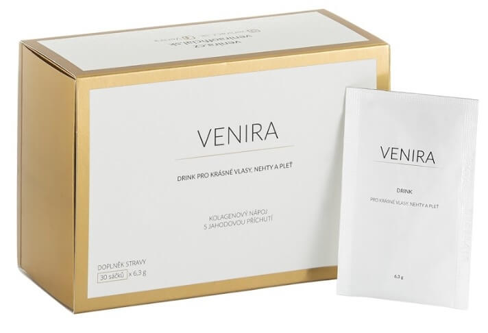 Zobrazit detail výrobku Venira Drink - instantní kolagenový nápoj s jahodovou příchutí 30 x 6,3 g