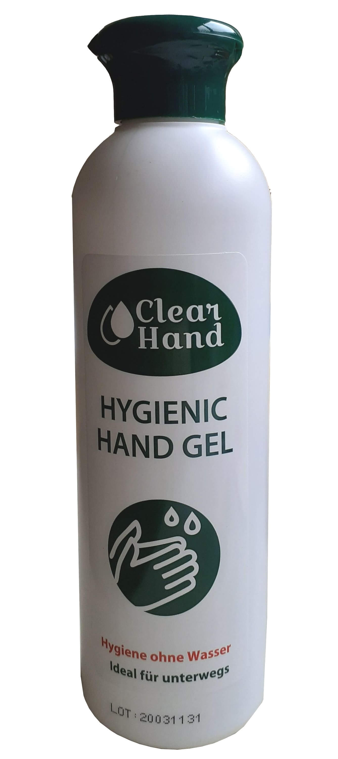 Zobrazit detail výrobku Clear Hand Antibakteriální dezinfekční gel na ruce bez použití vody 99,9% - 250 ml + 2 měsíce na vrácení zboží