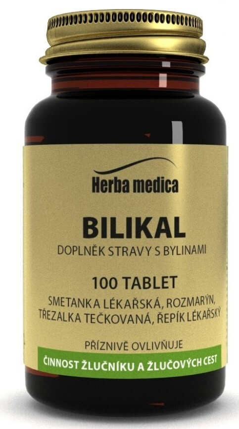 Zobrazit detail výrobku HerbaMedica Bilikal 50g - podpora žlučníku 100 tablet + 2 měsíce na vrácení zboží
