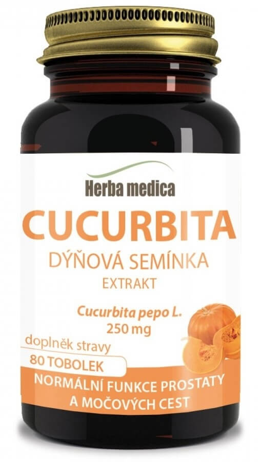 Zobrazit detail výrobku HerbaMedica Cucurbita - tykev obecná (prostata) 80 tablet + 2 měsíce na vrácení zboží