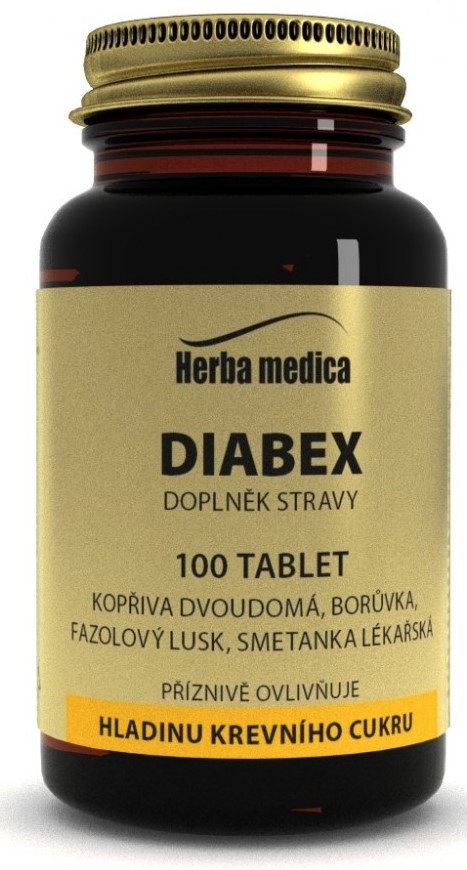 Zobrazit detail výrobku HerbaMedica Diabex 50g - hladina krevniho cukru 100 tablet