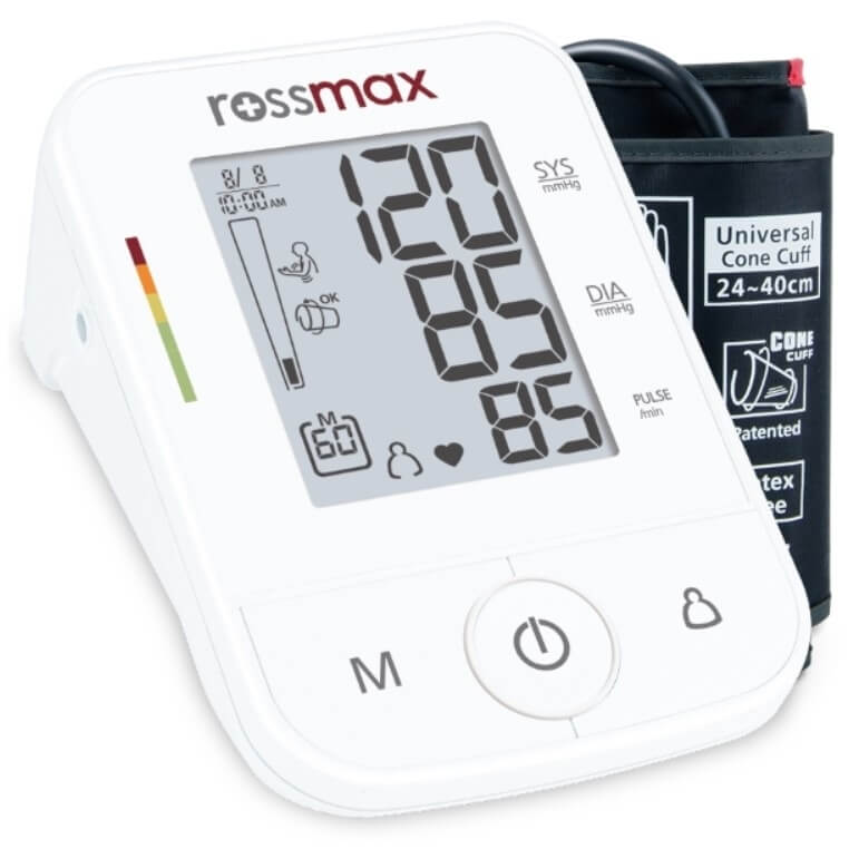 Zobrazit detail výrobku Rossmax Dobře vybavený automatický tlakoměr Rossmax X3 s řadou funkcí