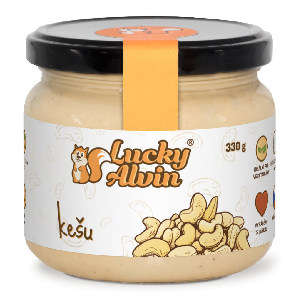 Zobrazit detail výrobku Lucky Alvin Kešu krém 330 g + 2 měsíce na vrácení zboží