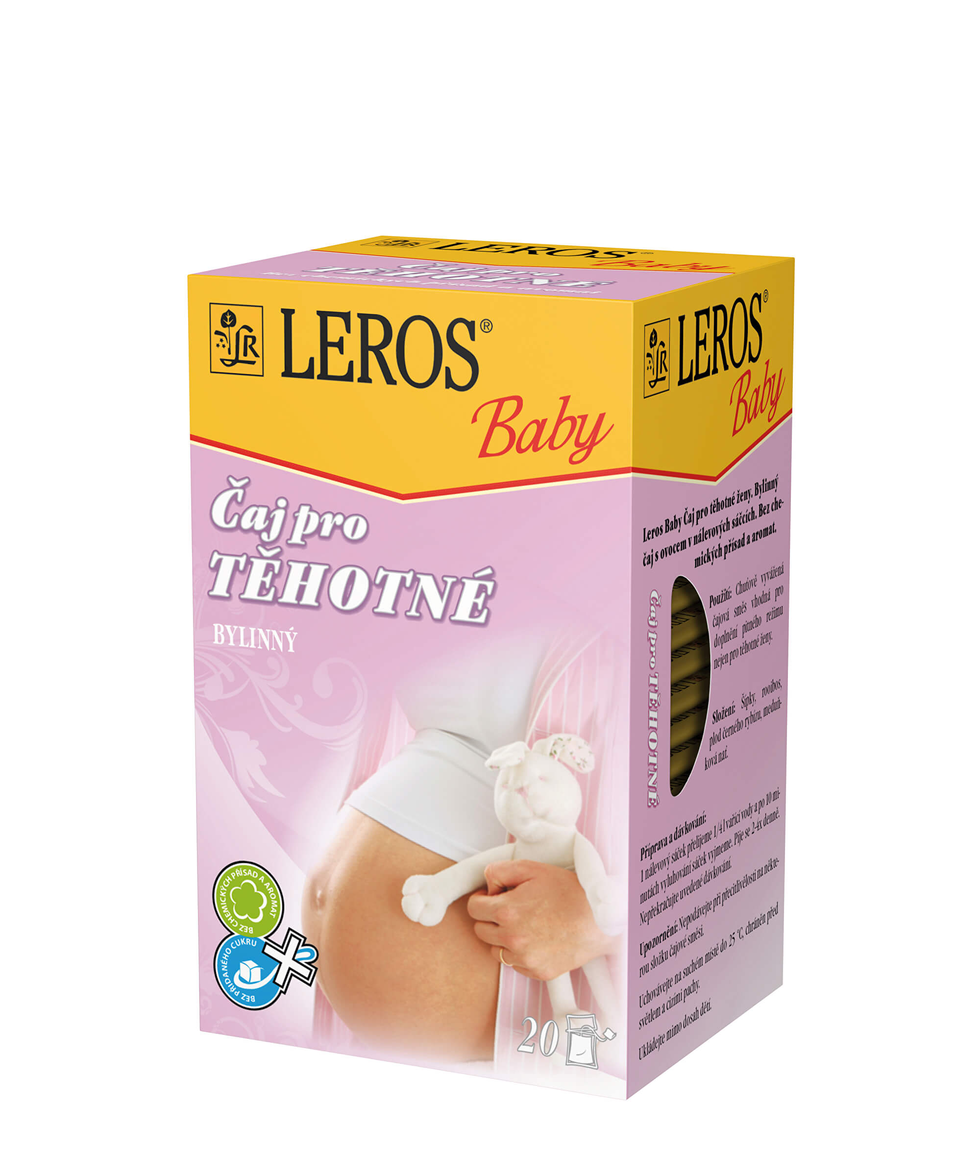 Zobrazit detail výrobku LEROS LEROS Baby Čaj pro těhotné 20 x 2 g + 2 měsíce na vrácení zboží