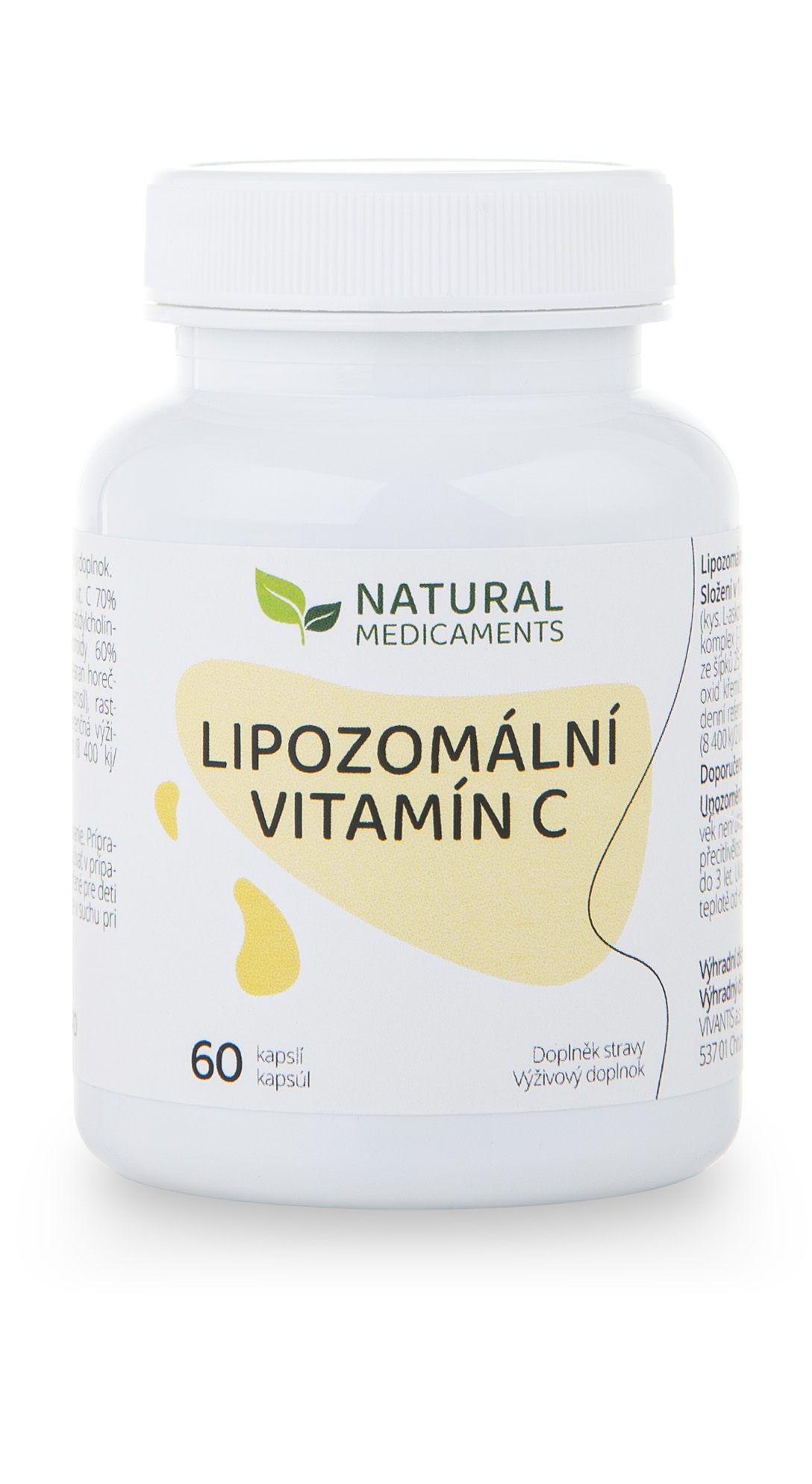 Natural Medicaments Lipozomální vitamín C 60 kapslí