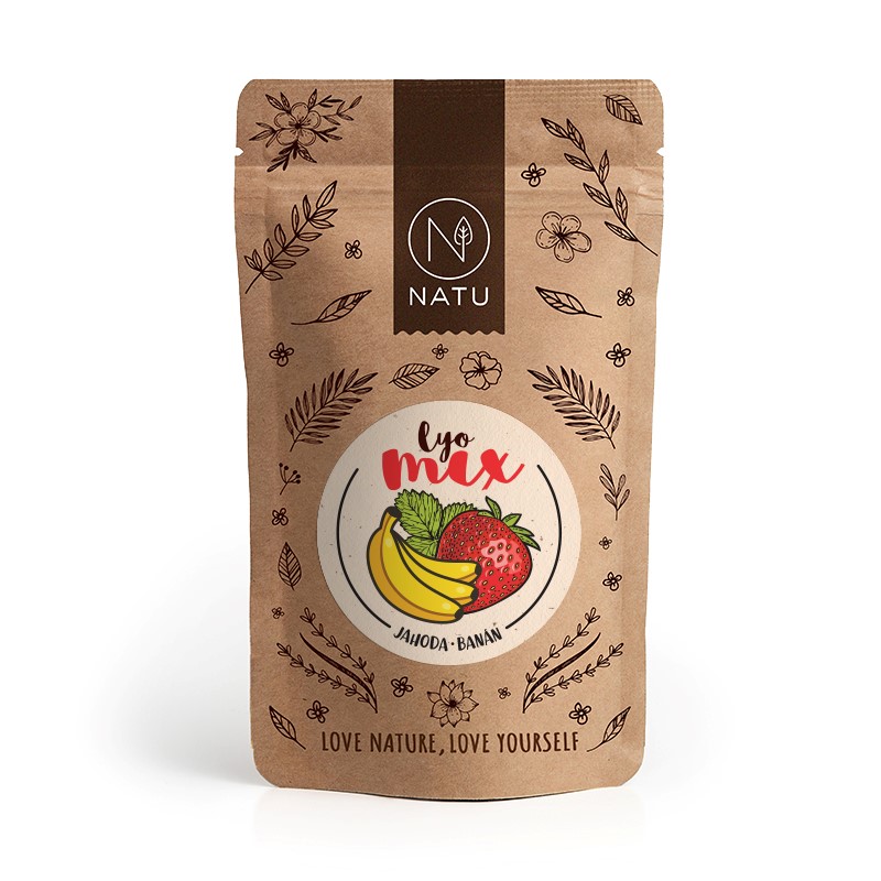 Zobrazit detail výrobku Natu Lyo mix jahoda & banán 40 g