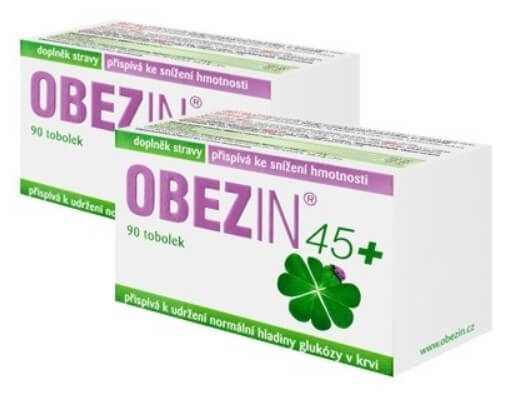 Danare OBEZIN® 45+ měsíční hubnoucí kůra 2 x 90 tobolek