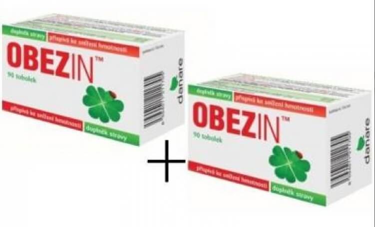 Danare OBEZIN® měsíční hubnoucí kúra 2 x 90 tobolek