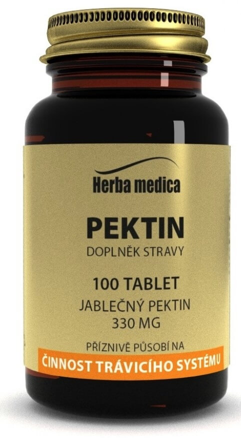 HerbaMedica Pektin 50g - podpora trávicího ustrojí 100 tablet