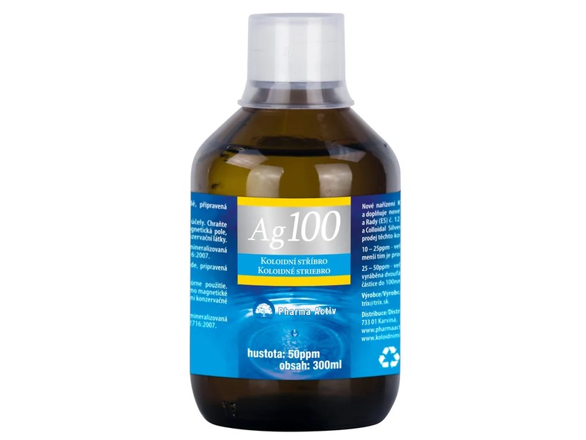 Pharma Activ Koloidní stříbro Ag100 (50ppm) 300 ml