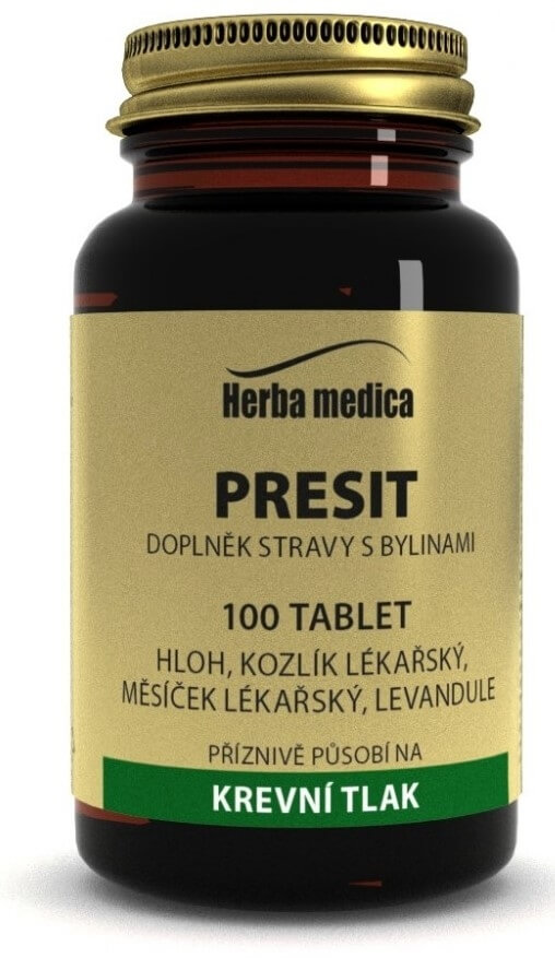 Zobrazit detail výrobku HerbaMedica Presit 50g - krevní tlak 100 tablet