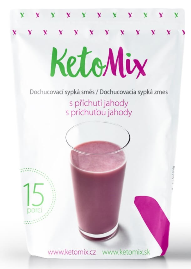 Zobrazit detail výrobku KetoMix Příchuť ke koktejlu - jahoda 45 g + 2 měsíce na vrácení zboží