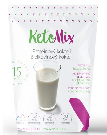 KetoMix Proteinový koktejl KetoMix 450 g (15 porcí) + 2 měsíce na vrácení zboží