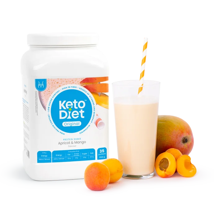 Zobrazit detail výrobku KetoDiet Proteinový nápoj příchuť meruňka a mango 35 porcí