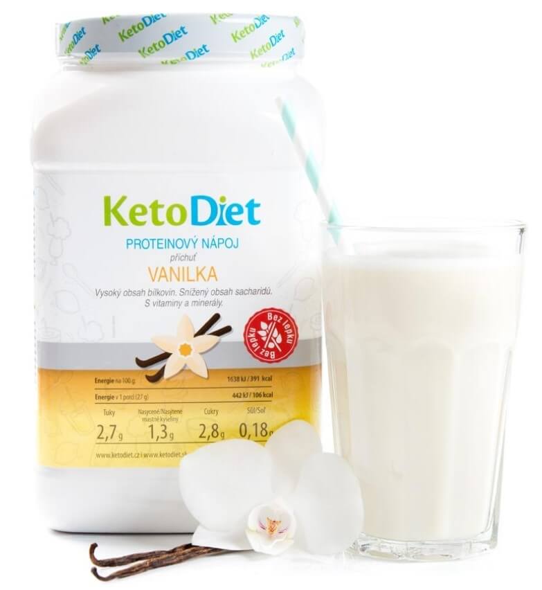 Zobrazit detail výrobku KetoDiet Proteinový nápoj příchuť vanilka 35 porcí + 2 měsíce na vrácení zboží