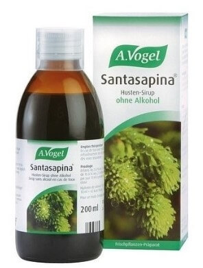 A.Vogel Santasapina – sirup z čerstvého smrku - na kašel 200 ml