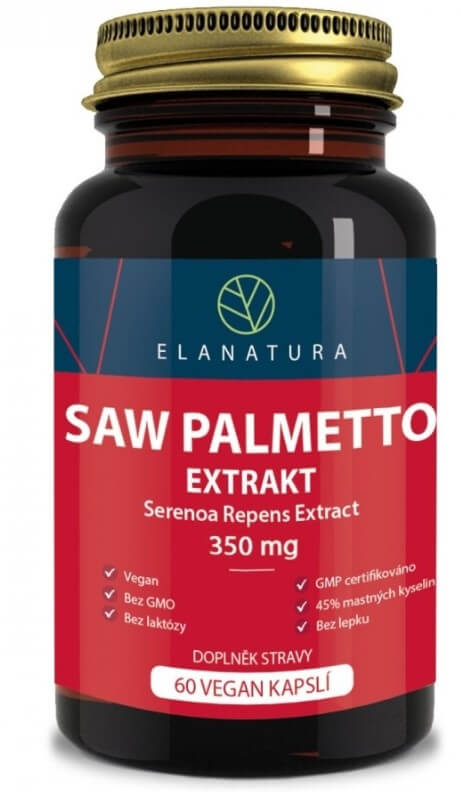 Zobrazit detail výrobku Elanatura Saw Palmetto - extract 350 mg - 60 kapslí
